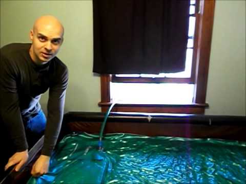 how to drain a waterbed