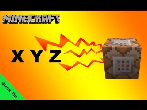 how to see x y z in minecraft