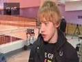 Rupert Grint en el rodaje de Cherrybomb