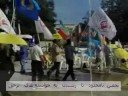 حامیان مقاومت در شهر ژنو، در مقابل مقر ملل متحد و دفتر صلیب سرخ دست به تحصن زدند هموطنان و حامیان مقاومت همراه با خانوادههای رزمندگان اشرف، در اعتراض به توطئههای رژیم آخوندی علیه ساكنان اشرف در مقابل مقر ملل متحد و دفتر صلیب سرخ بین المللی در شهر ژنو دست به تحصن زدند. در این تحصن كه روز دوشنبه 4 شهریور آغاز شد و در روزهای آینده ادامه خواهد یافت، هموطنان وخانوادههای مجاهدین خواستار تضمین حفاظت از اشرف توسط نیروهای ائتلاف و محكومیت توطئه های رژیم آخوندی برای انتقال حفاظت اشرف شدند. متحصنان از مقامات صلیب سرخ خواستار رسیدگی و دخالت فوری در این امر شدند و یادآوری كردند كه هرگونه انتقال حفاظت از نیروهای ائتلاف یك فاجعه انسانی به همراه خواهد داشت.
