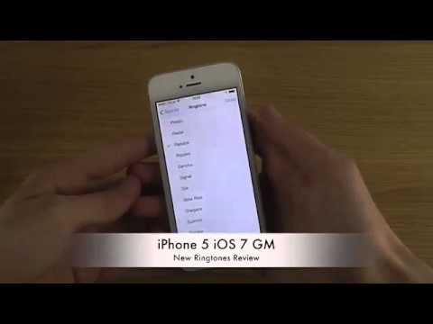 iPhone 5 iOS 7 GM - New Ringtones Review