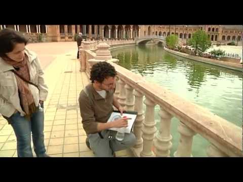 Una ruta turística descubre los fósiles escondidos en los monumentos de Sevilla