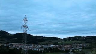 Anochecer nuboso en Urnieta (Time-lapse)