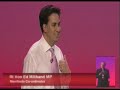 Ed's Speech to Labour Party Conference 2009