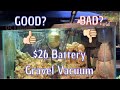 Battery-Operated Aquarium Vacuum Gravel Cleaner