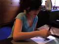 DIY- paint a shirt using stenciling