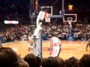 knicks vs bobcats 2008  zach randolph makes a shot
