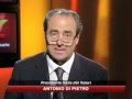 Di Pietro a Napolitano Diamo fastidio perchè conosciamo troppo bene la Costituzione