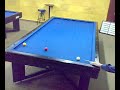3-cushion billiards.   Professional warm-up