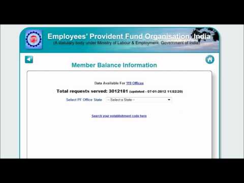 how to check epf balance