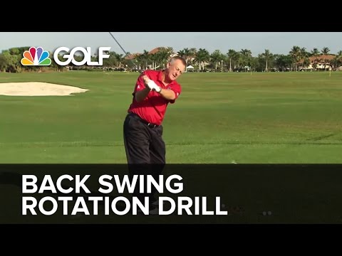 Backswing Rotation Drill – SwingFix | Golf Channel