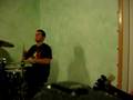 Jahcomo Little Fyah play a reggae drum beat