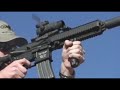 HK-416 slow motion with AAC silencer
