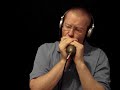 SLOW BLUES HARP IN BLACK & BLUE