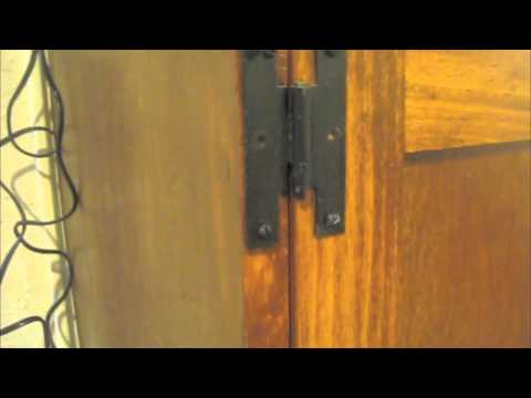 how to fit cranked hinges