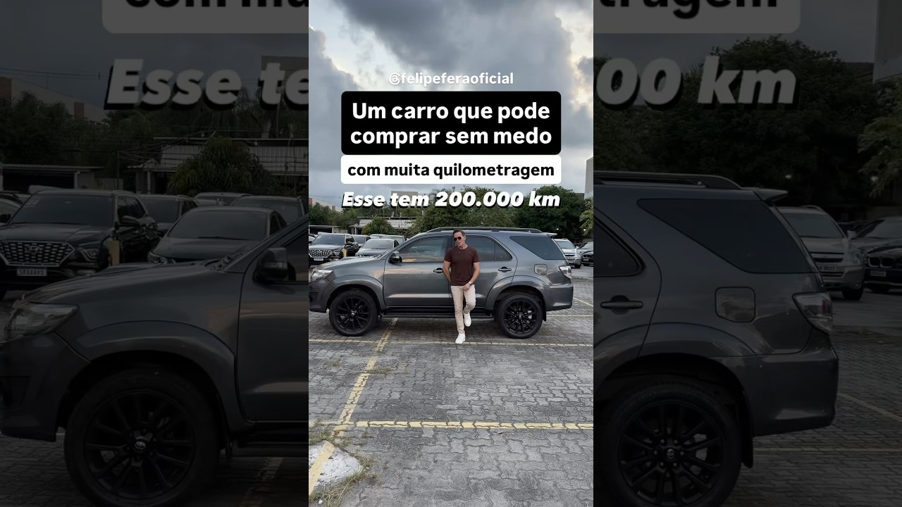 Um carro que pode comprar sem medo com muita quilometragem
