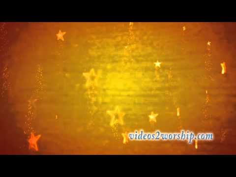 Golden Stars: Christmas Animated Loop