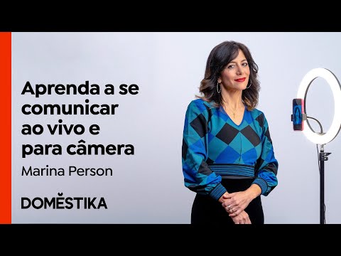 Técnicas de Comunicação ao vivo e para a câmera - Curso de Marina Person | Domestika Brasil