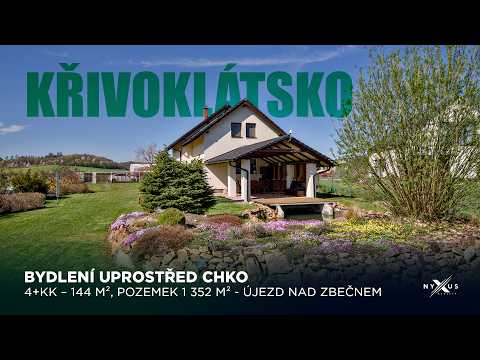 Video Prodej rodinného domu 4+kk - 144 m², pozemek 1352 m², Újezd nad Zbečnem - Křivoklátsko