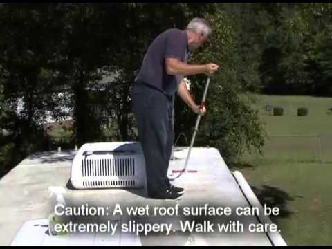 how to treat rv roof
