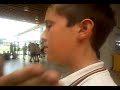 dopey kid gets slapped in slo-mo