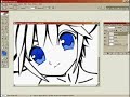 speed anime coloring by: carlus part 1