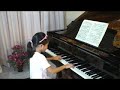 Hannah plays Bach Three Parts Invention No. 3
