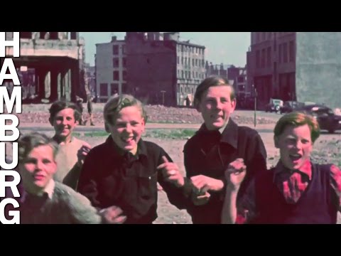 1948: Hamburg 1948 - Einzigartige Filmaufnahmen in Farbe und HD