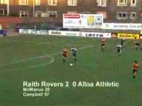 Raith 3-0 Alloa