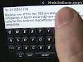 Tips for text editing on the BlackBerry Storm