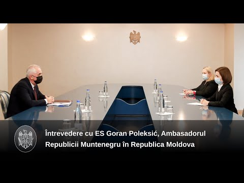 Republica Moldova dorește consolidarea relațiilor economice cu Muntenegru