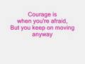 Courage is Lyrics