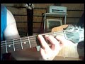 My first lead guitar lesson - C major first position