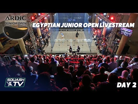 Squash: ARDIC Egyptian Junior Open - Day 2 Livestream