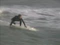 Surfing cold Hawaii
