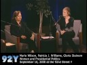 Marie Wilson, Patricia J. Williams and Gloria Steinem at the 92nd Street Y Marie Wilson, Patricia J. Williams and Gloria Steinem at the 92nd Street Y