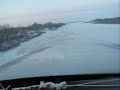 Cherokee Six landing on ice strip at Moosonee