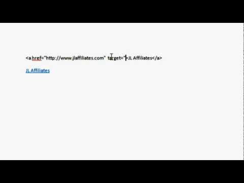 how to provide a link in html