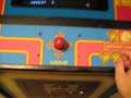 i am surprised this video has been seen 17000 times! i took this footage to sell this machine 3 years ago. i ended up putting a multi board in it. what you are seeing here is an original ms pac board with a speed chip installed. i sold the ms pac board and the speed chip already.