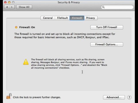 how to turn off os x firewall