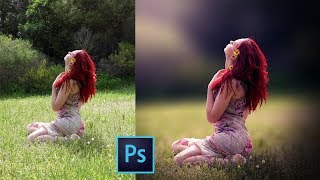 How to Blur Background and Retouching a Photo in P