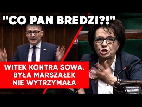 “Co pan bredzi?!”. Elżbieta Witek nie wytrzymała na sali