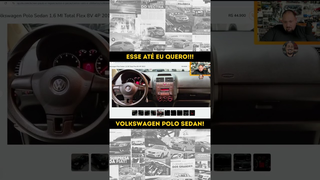 Volkswagen Polo sedan, esse eu comprava na hora!!! #vw #polo