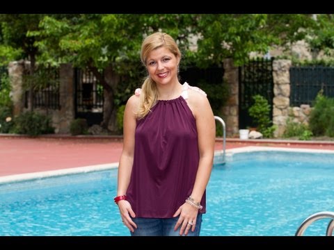Como hacer un vestido o una blusa o un top con una falda vieja