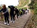 Séance d'escalier pour l'Adidas Running Crew de Guyancourt