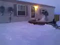 hillbilly playin in the snow