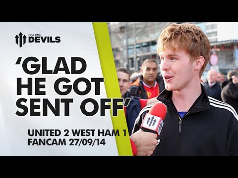 'Glad He Got Sent Off' | Manchester United 2 West Ham 1 | FANCAM 'Glad He Got Sent Off' | Manchester United 2 West Ham 1 | FANCAM