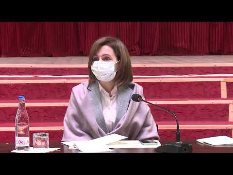 Президент Республики Молдова Майя Санду встретилась с примарами, предпринимателями и медиками района Стрэшень 