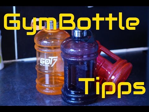 GymBottle,Waterjug, Trinkflasche Allgemeine Tipps