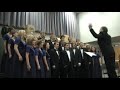 the oak park high school chamber choir from kansas city, mo singing 